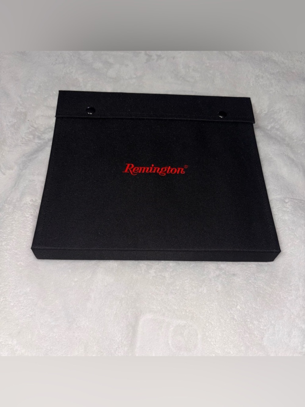 Remington Folding Knife Carrying Case Black with Red Embroidered Logo